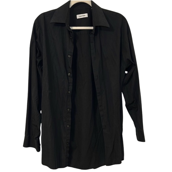 Calvin Klein Other - Calvin Klein 100% Cotton Black Long Sleeve Shirt